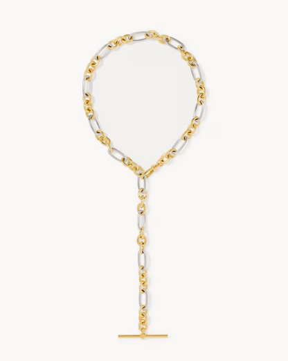Embry Link Chain Necklace Mixed Metal