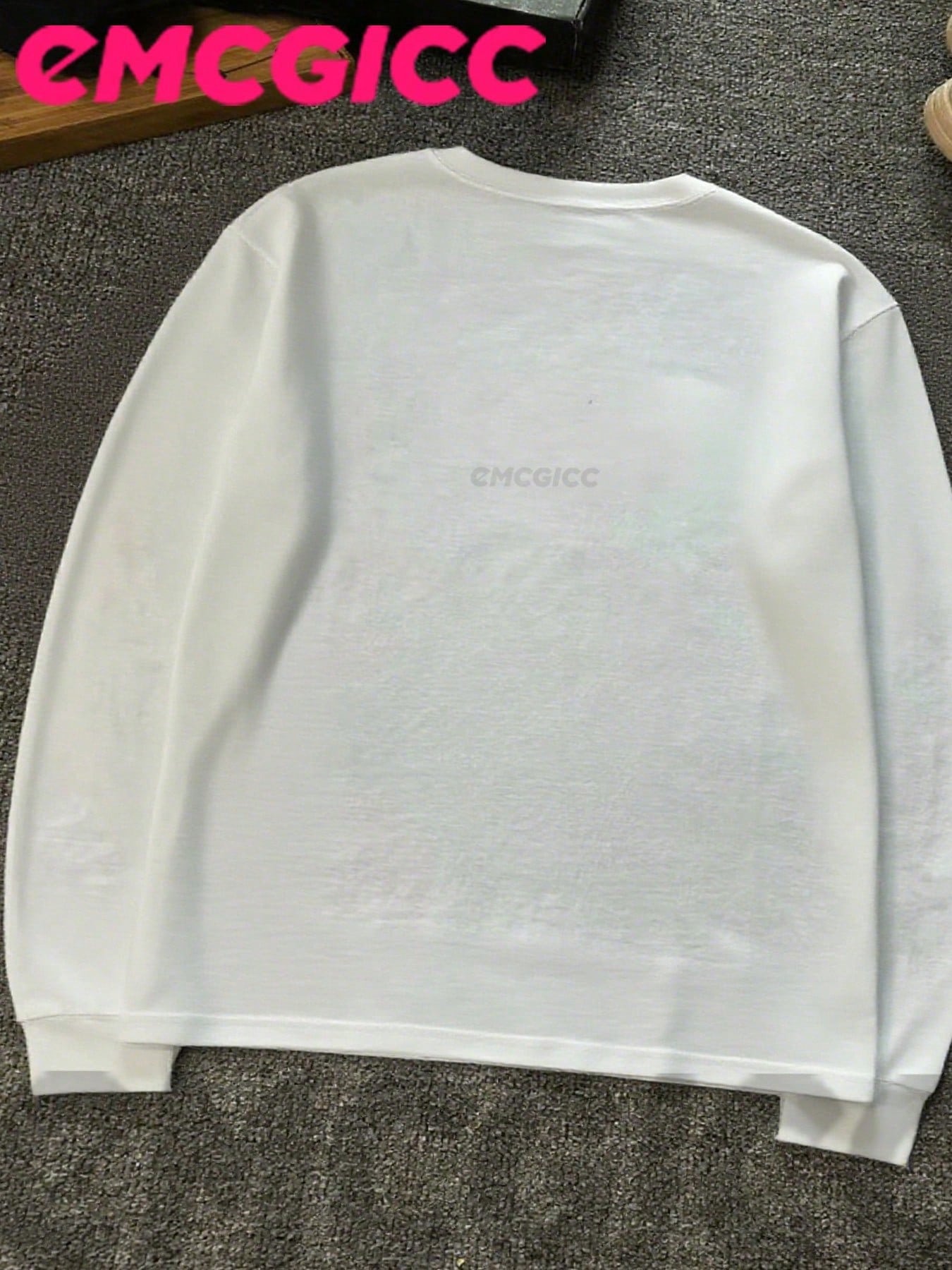 EMCGICC Manfinity Y2k Thin Graphic T-Shirt For Cotton,Hip-Hop For Men Long Sleeve Shirts, Funny Vintage,Regular Fit, Street Style Print, Ideal Gift For Him