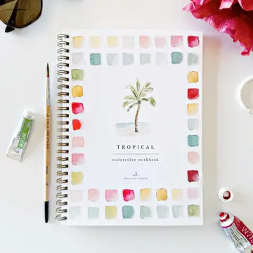 Emily Lex Studio Watercolor Workbook Tropical