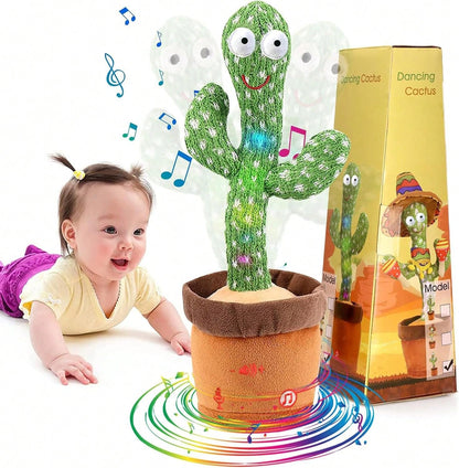 Emoin Talking Cactus Toy, Interactive Toys Dancing Cactus Toy Mimicking Repeating What You Say, Toddler Infant Baby Toys Gifts For 6 7 8 9 10 Month Old Baby Toys For 1 2 3 Year Old Boy Girl