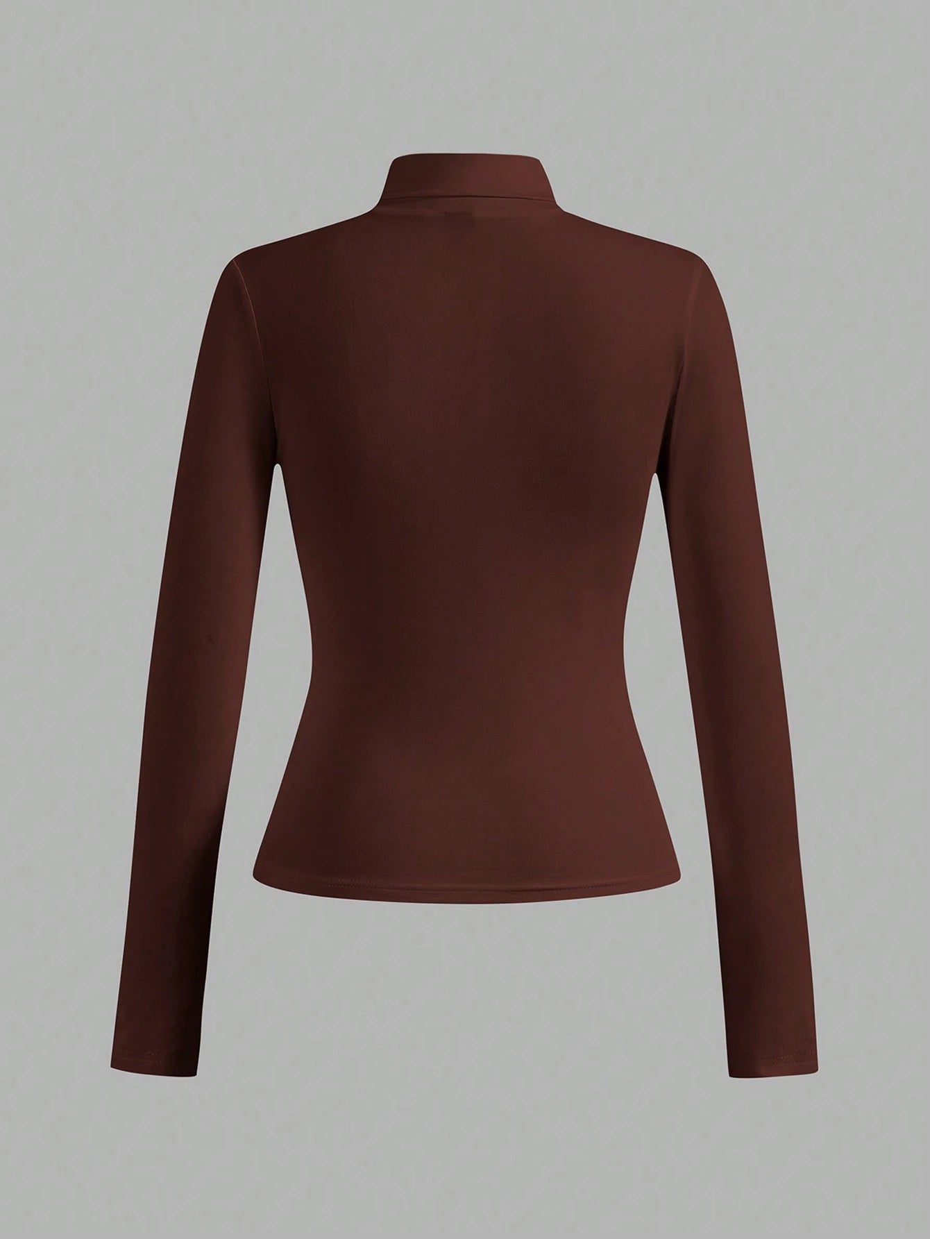 Essnce 4pcs/Set Women Plus Size Casual Minimalist Turtleneck Slim Fit T-Shirt Pullover Spring Fall