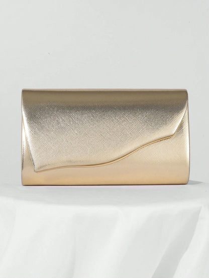 European And American Fashionable Simple Dinner Clutch Bag, Made Of High-Quality PU, Elegantly Designed For Noble Women, Single Chain Shoulder Bag