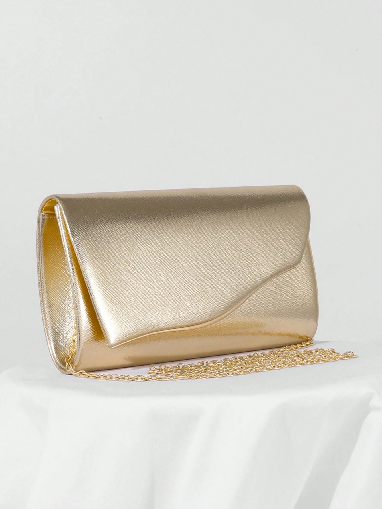 European And American Fashionable Simple Dinner Clutch Bag, Made Of High-Quality PU, Elegantly Designed For Noble Women, Single Chain Shoulder Bag