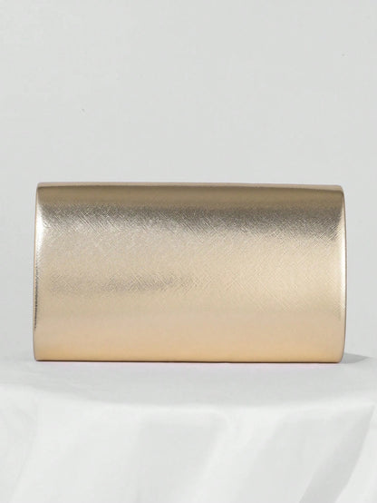 European And American Fashionable Simple Dinner Clutch Bag, Made Of High-Quality PU, Elegantly Designed For Noble Women, Single Chain Shoulder Bag