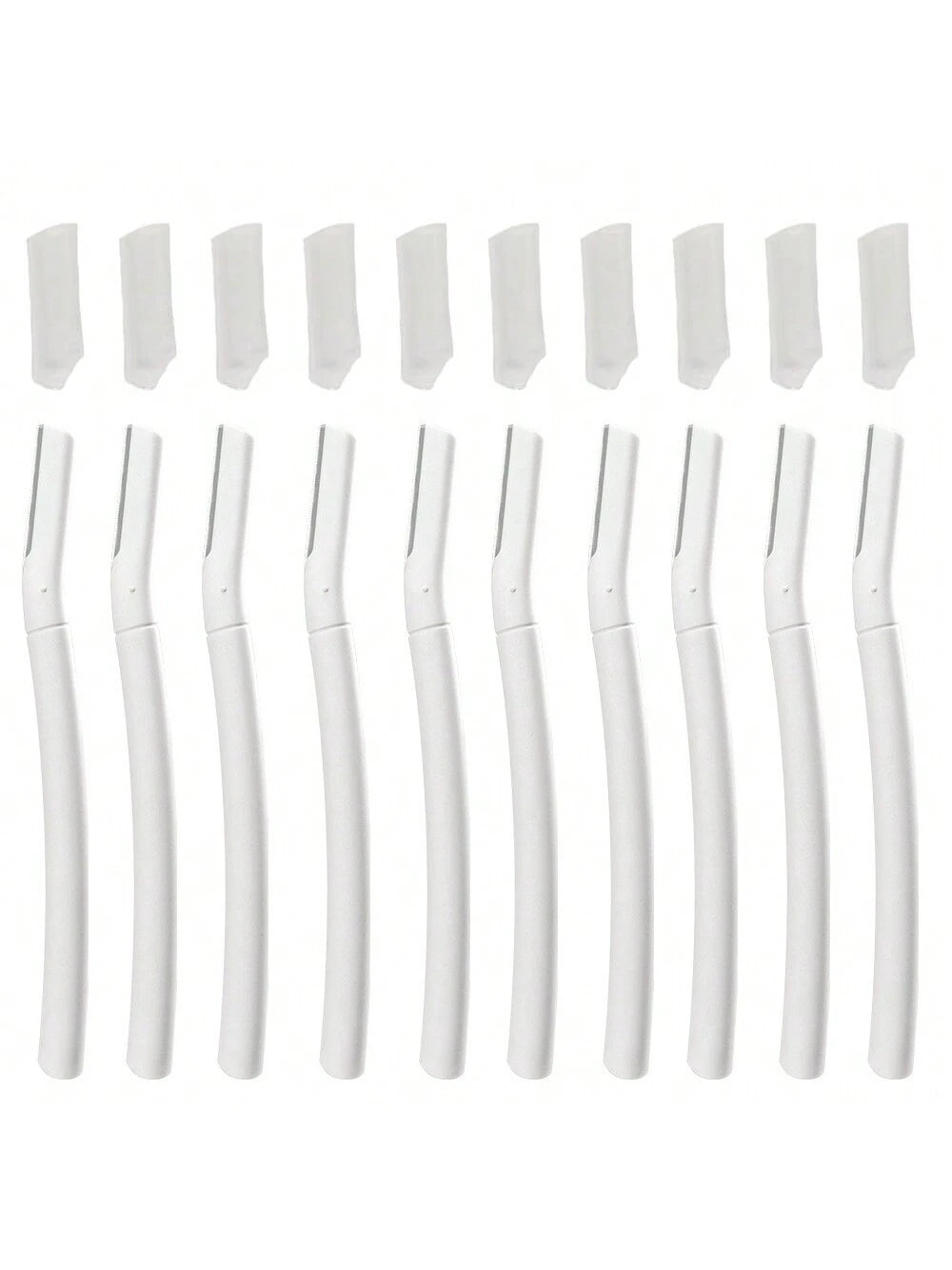 Exfoliating Dermaplaning Tool, Face & Eyebrow Razor With Precision Cover- 10 Count| Portable Razor For Women And Men,Hair Products And Accessories For Barber Salon Beauty Travel Essentials