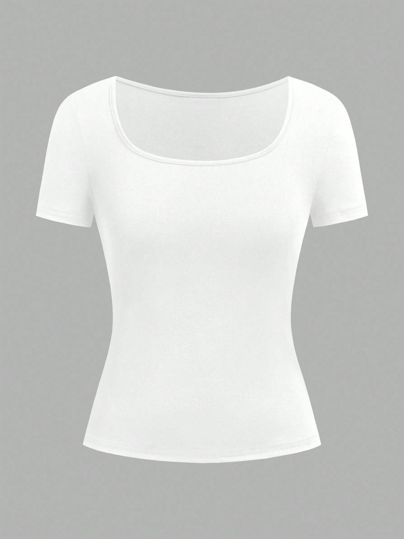 EZwear 3pcs Women's Short Sleeve Cropped Casual Fitted T-Shirts, Suitable For Summer