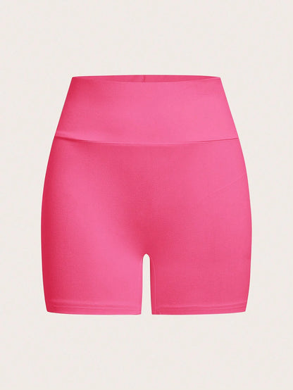 EZwear 4pcs Casual Knit Leggings For Women, Short Fit Pants, Suitable For Summer