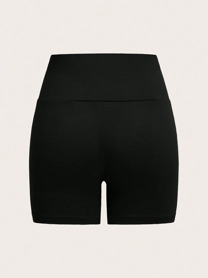 EZwear 4pcs Casual Knit Leggings For Women, Short Fit Pants, Suitable For Summer