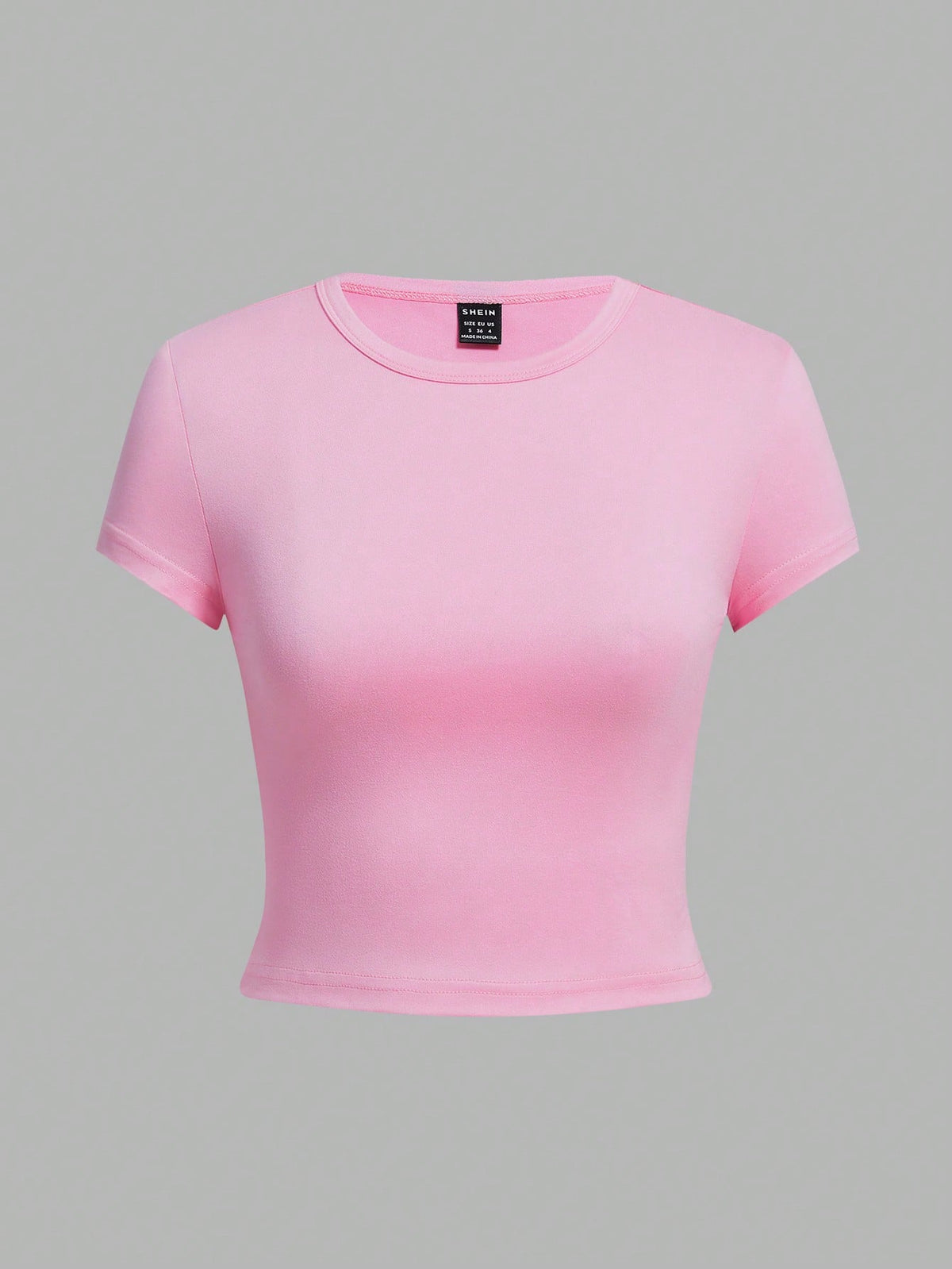 EZwear 4pcs Casual Round Neck Slim Short Sleeve Women's T-Shirt, Suitable For Summer Suitable For Going Out