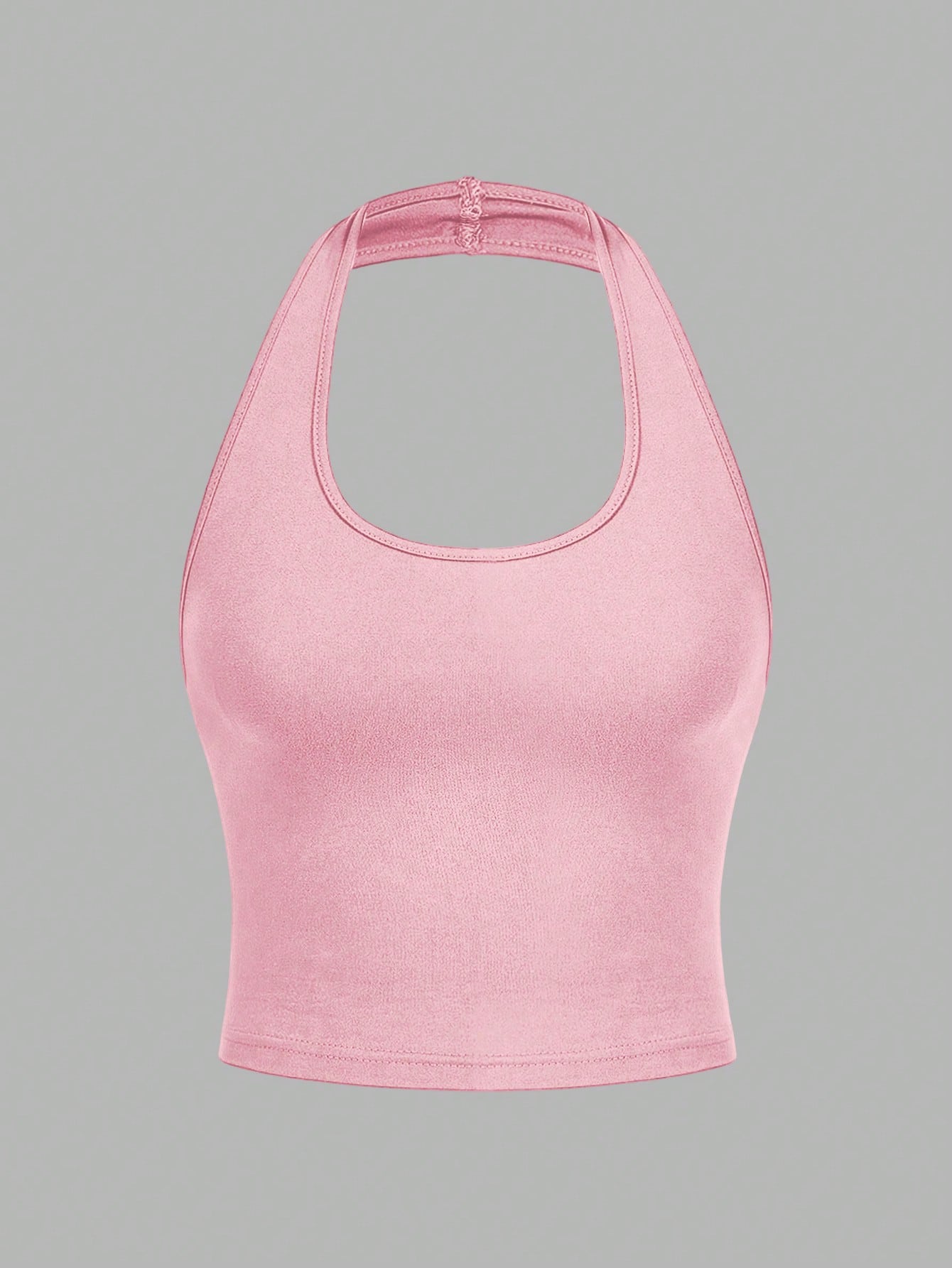 EZwear 4pcs/Set Casual Minimalist Short Scoop Neck Tight Fit Camisole Tops For Women, Suitable For Summer,Summer Top