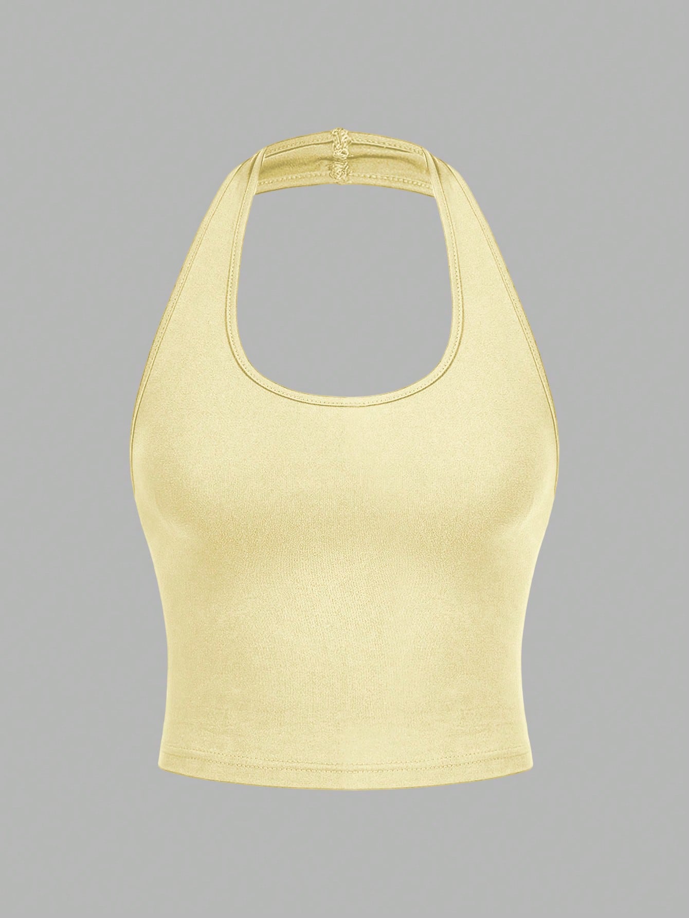 EZwear 4pcs/Set Casual Minimalist Short Scoop Neck Tight Fit Camisole Tops For Women, Suitable For Summer,Summer Top