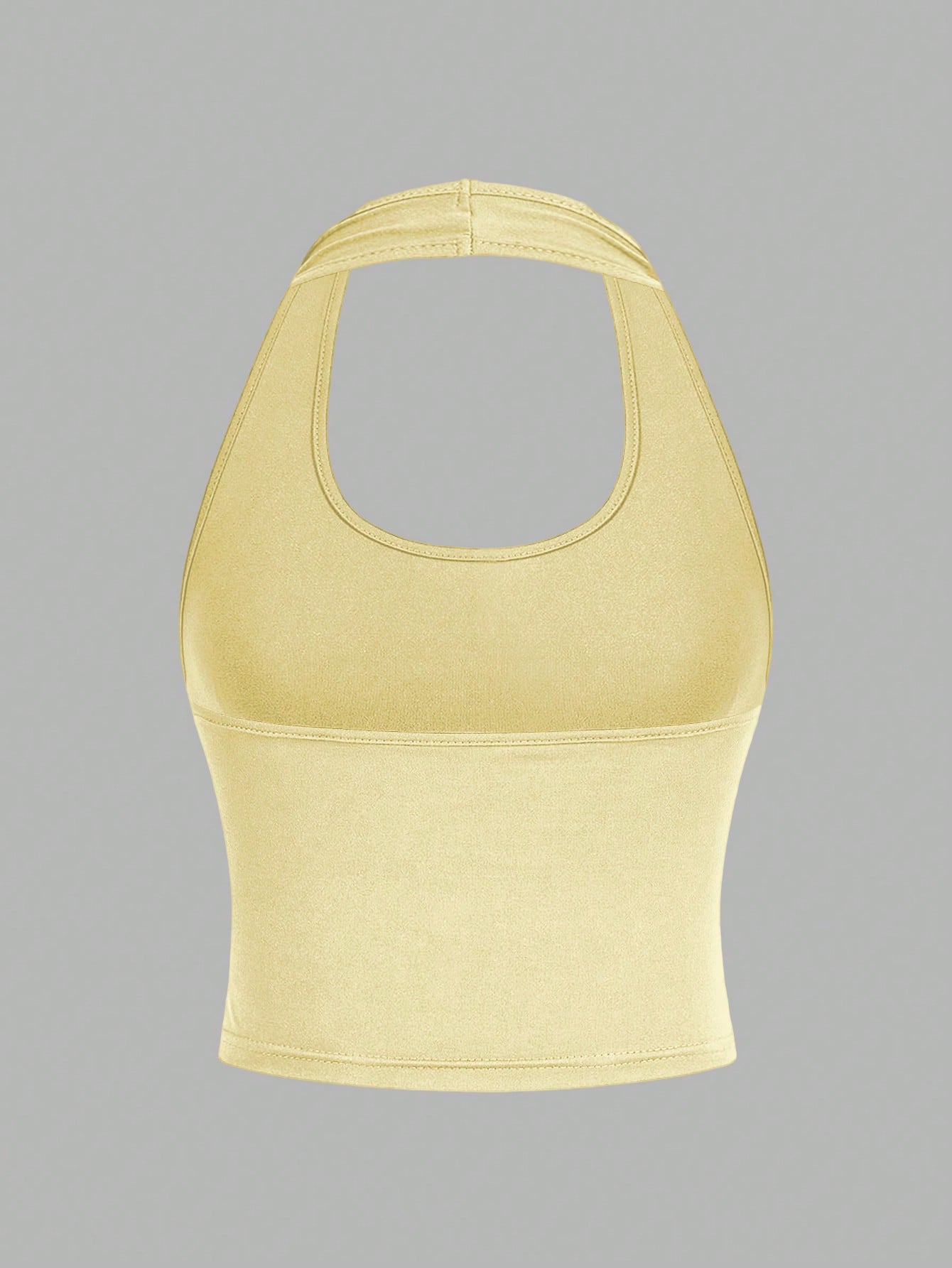 EZwear 4pcs/Set Casual Minimalist Short Scoop Neck Tight Fit Camisole Tops For Women, Suitable For Summer,Summer Top