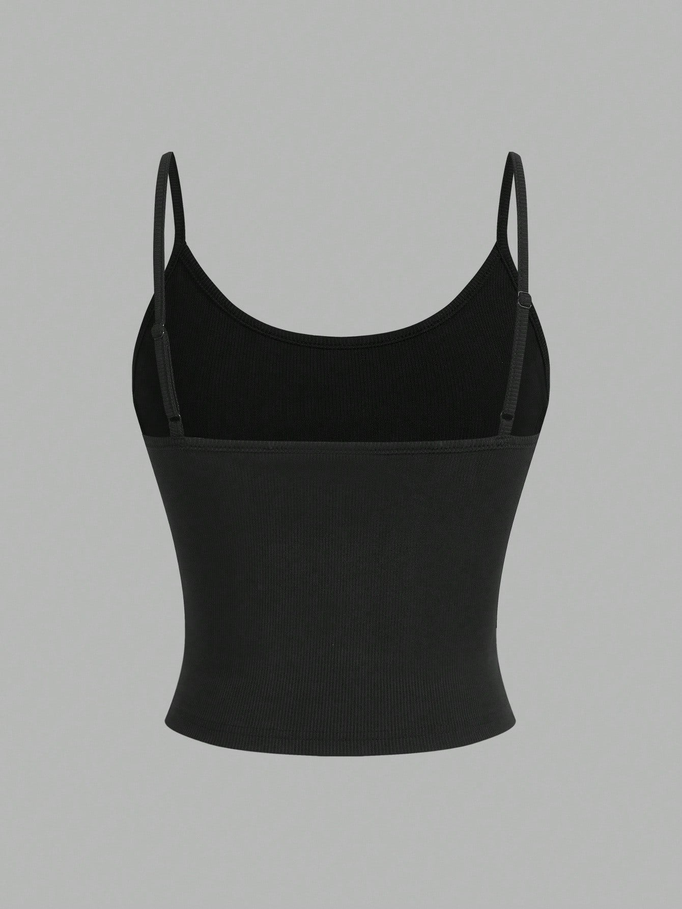 EZwear 4pcs Women Casual Cropped Camisole Set, Versatile For Summer