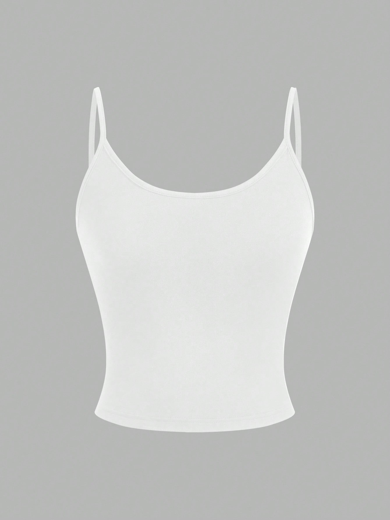 EZwear 4pcs Women Casual Cropped Camisole Set, Versatile For Summer