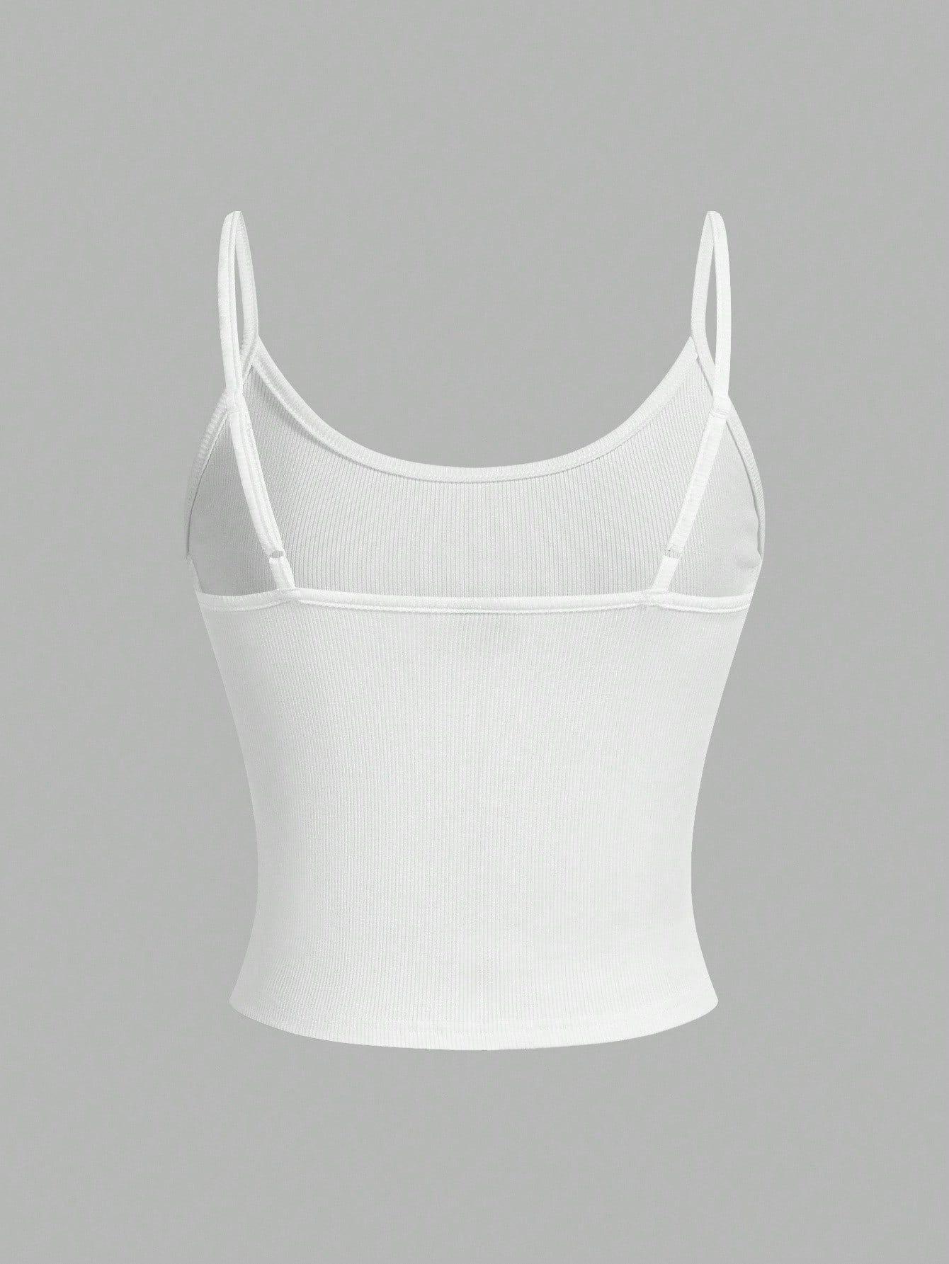 EZwear 4pcs Women Casual Cropped Camisole Set, Versatile For Summer