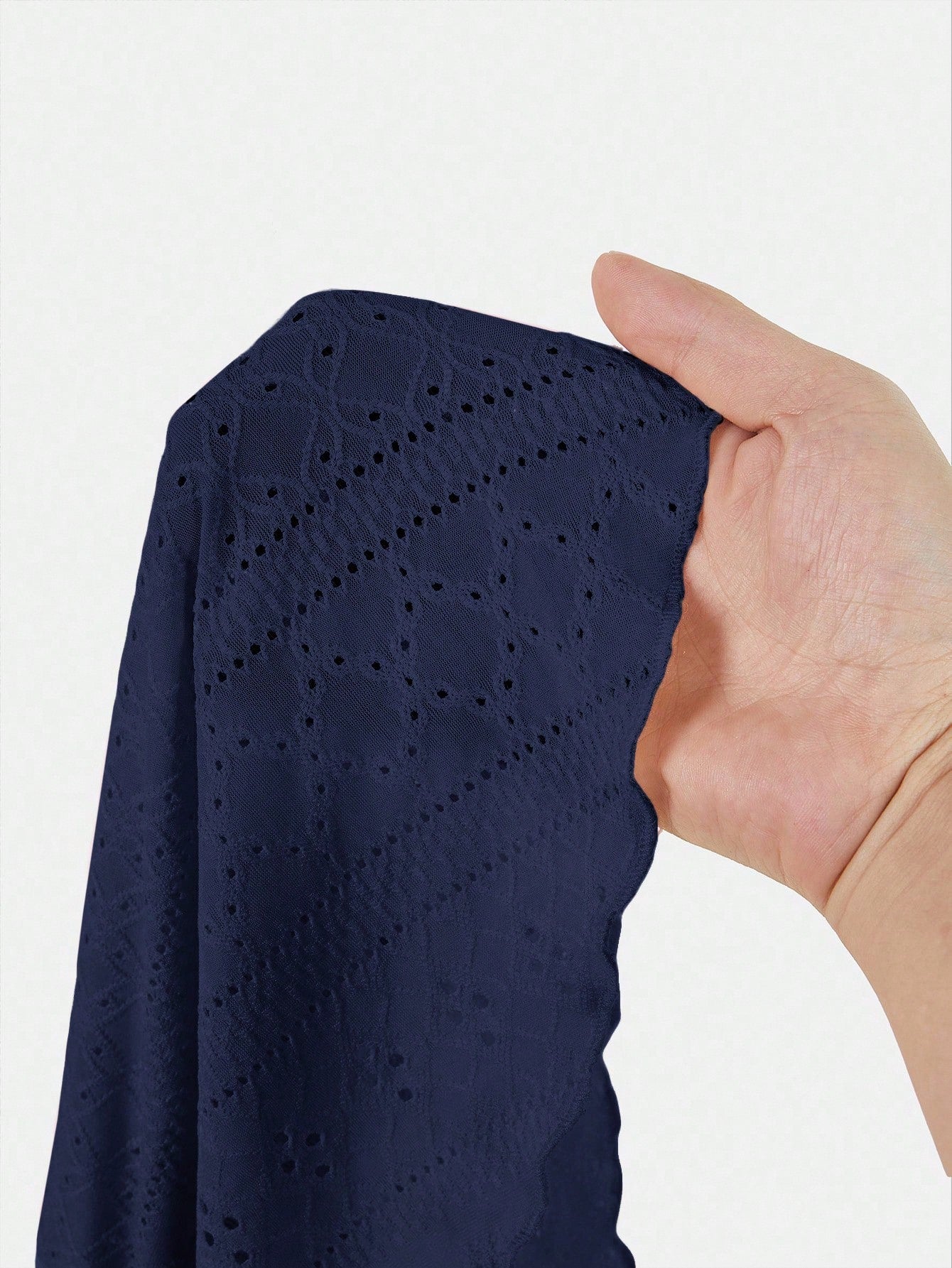 EZwear Navy Blue Knit Plus Size Women Front Tie Camisole, Summer Tops
