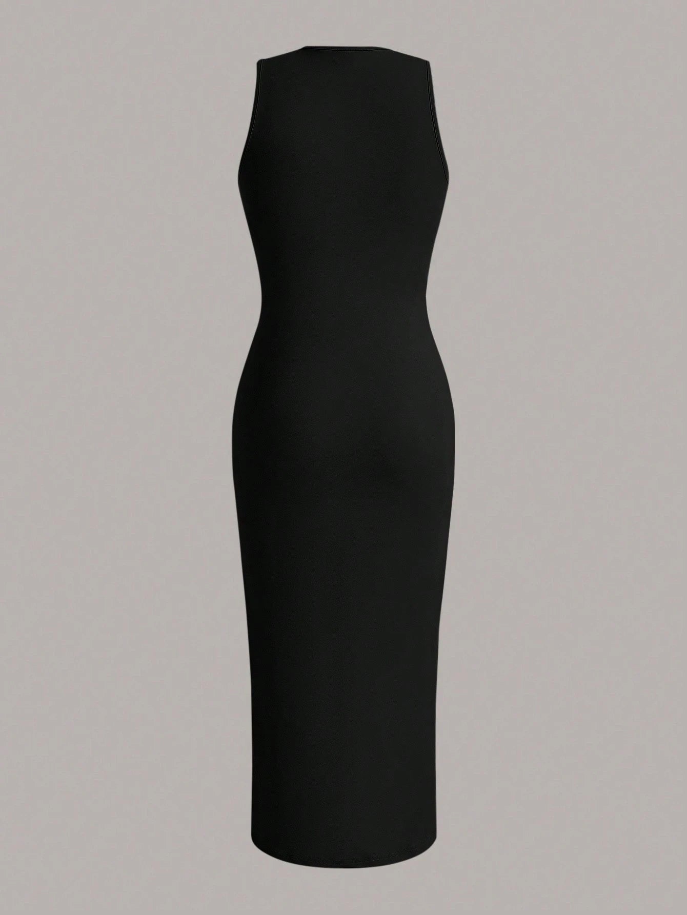 EZwear Solid Ruched Waist Tank Dress,Summer Dresses For Women,Tea Party Dress