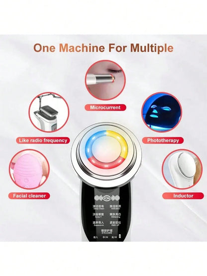 Facial Care Beauty Instrument, LED Display, USB Charging Massager, Home Use Hot And Cold Skin Care Instrument, Festival, Anniversary Gift, Perfect Choice For Women