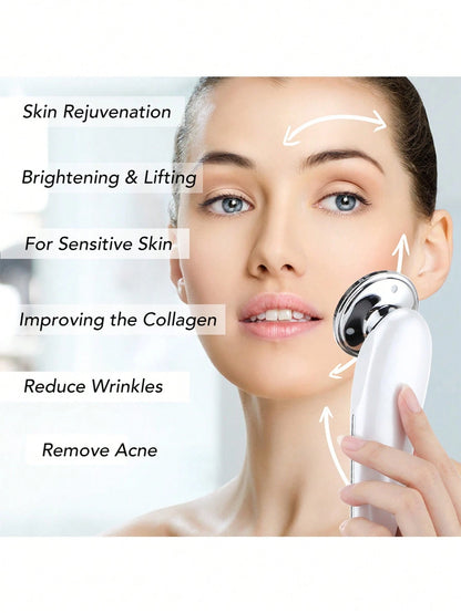 Facial Care Beauty Instrument, LED Display, USB Charging Massager, Home Use Hot And Cold Skin Care Instrument, Festival, Anniversary Gift, Perfect Choice For Women