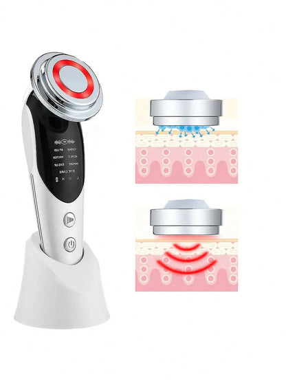 Facial Care Beauty Instrument, LED Display, USB Charging Massager, Home Use Hot And Cold Skin Care Instrument, Festival, Anniversary Gift, Perfect Choice For Women