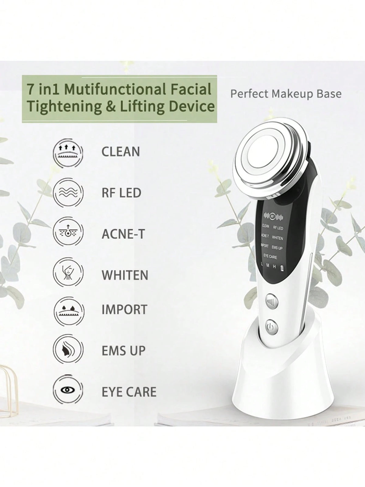 Facial Care Beauty Instrument, LED Display, USB Charging Massager, Home Use Hot And Cold Skin Care Instrument, Festival, Anniversary Gift, Perfect Choice For Women