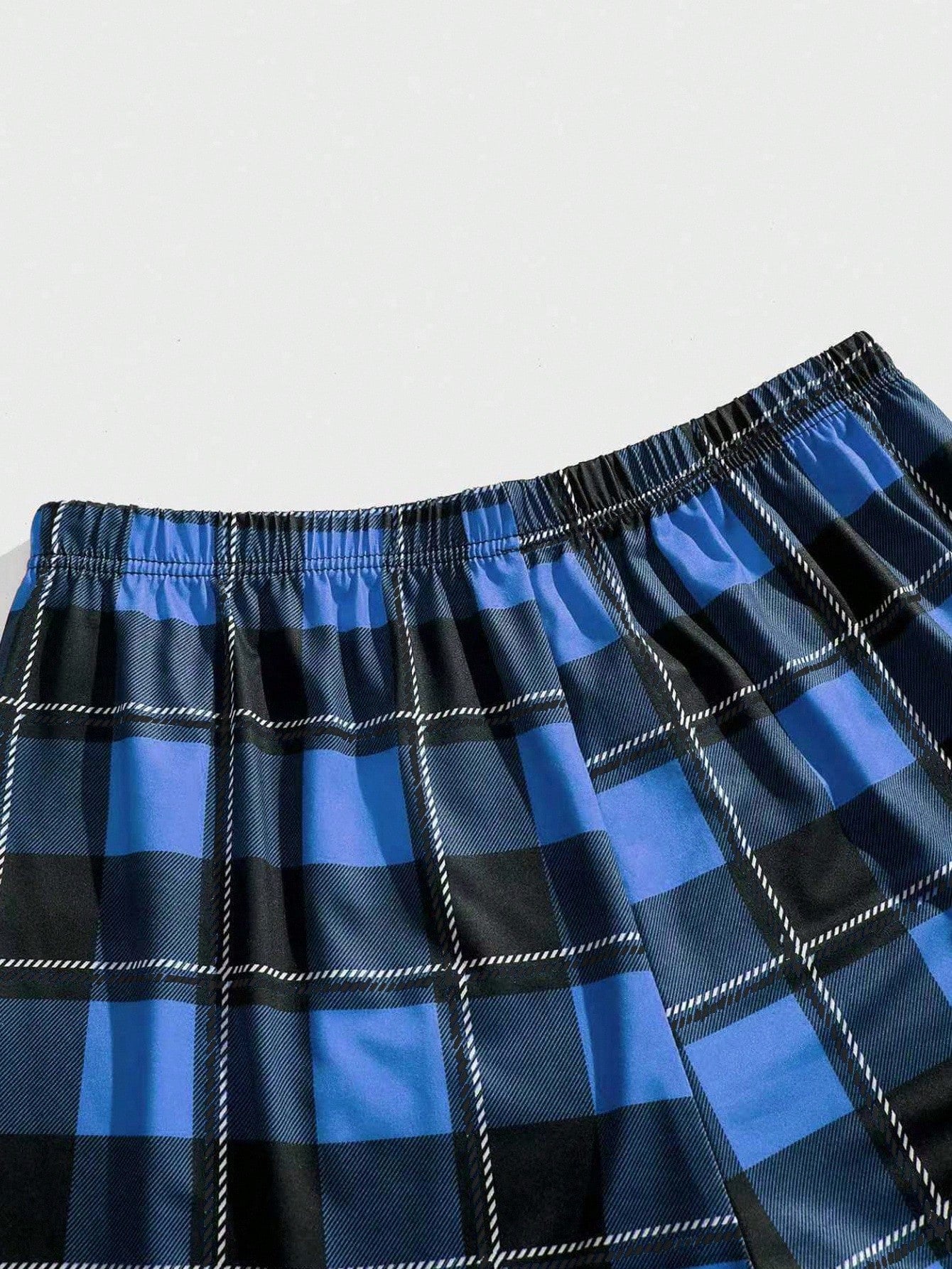 FamilyFrolics 2pcs/Set Men's Plaid Pajama Pants, Fall Winter Clothes