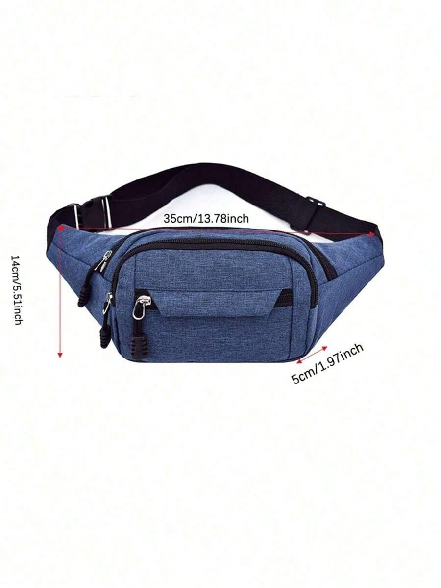 Fashion Men's Waist Bag Outdoor Travel Fanny Pack| Sling Chest Pocket Phone Bag Wallet| Portable Running Hiking Camping Crossbody Bag Gift Set