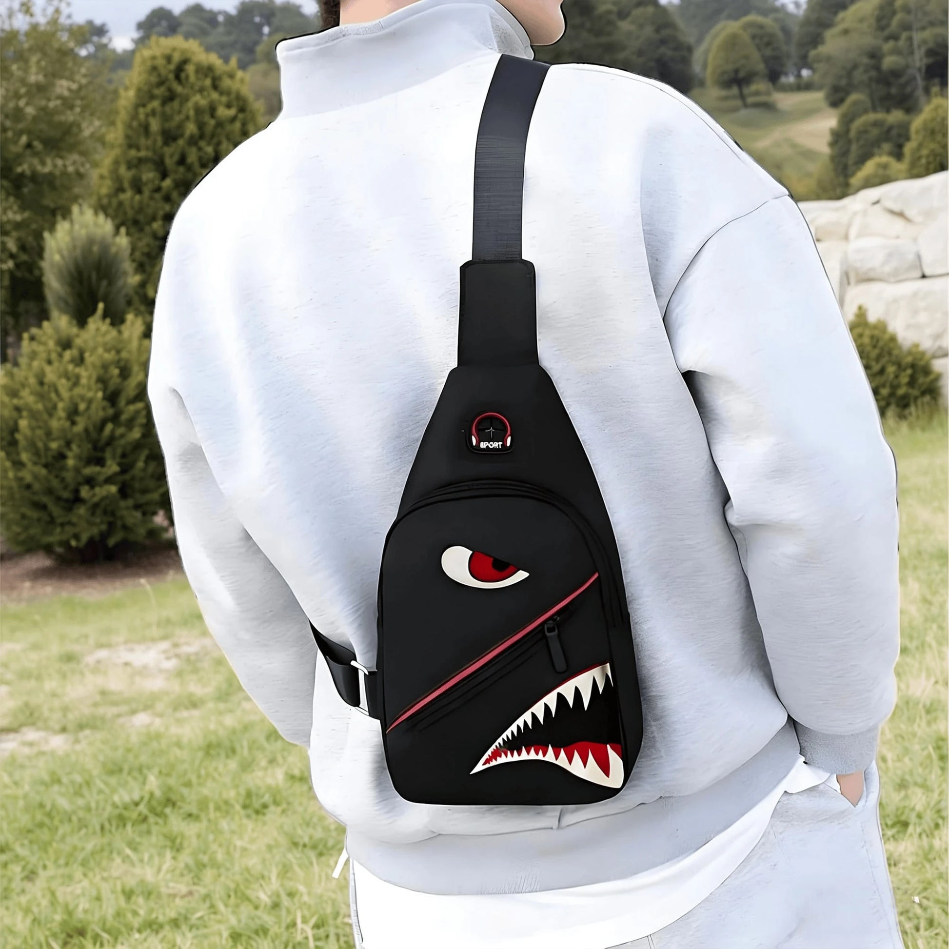 Fashion Shoulder Bag Sling Bag Men And Women Small Bag Crossbody Bag Casual Phone Chest Bag For Travelling Hiking Lightweight Small Backpack