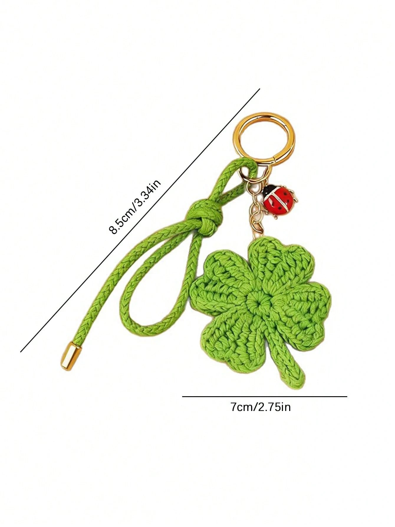 Fashionable, Fresh And Versatile Strawberry Lemon Pendant, Niche Design, Personalized Color Blocked Bag Accessories, Cute And Lightweight Rope Keychain, Suitable For Shopping, Dating, Daily Outings An