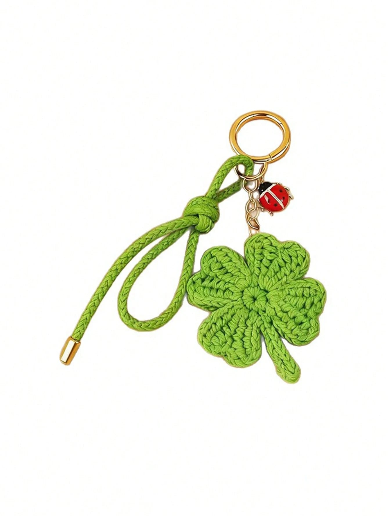 Fashionable, Fresh And Versatile Strawberry Lemon Pendant, Niche Design, Personalized Color Blocked Bag Accessories, Cute And Lightweight Rope Keychain, Suitable For Shopping, Dating, Daily Outings An