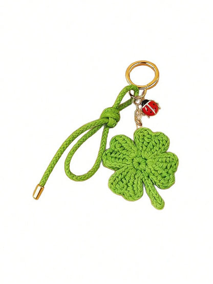 Fashionable, Fresh And Versatile Strawberry Lemon Pendant, Niche Design, Personalized Color Blocked Bag Accessories, Cute And Lightweight Rope Keychain, Suitable For Shopping, Dating, Daily Outings An