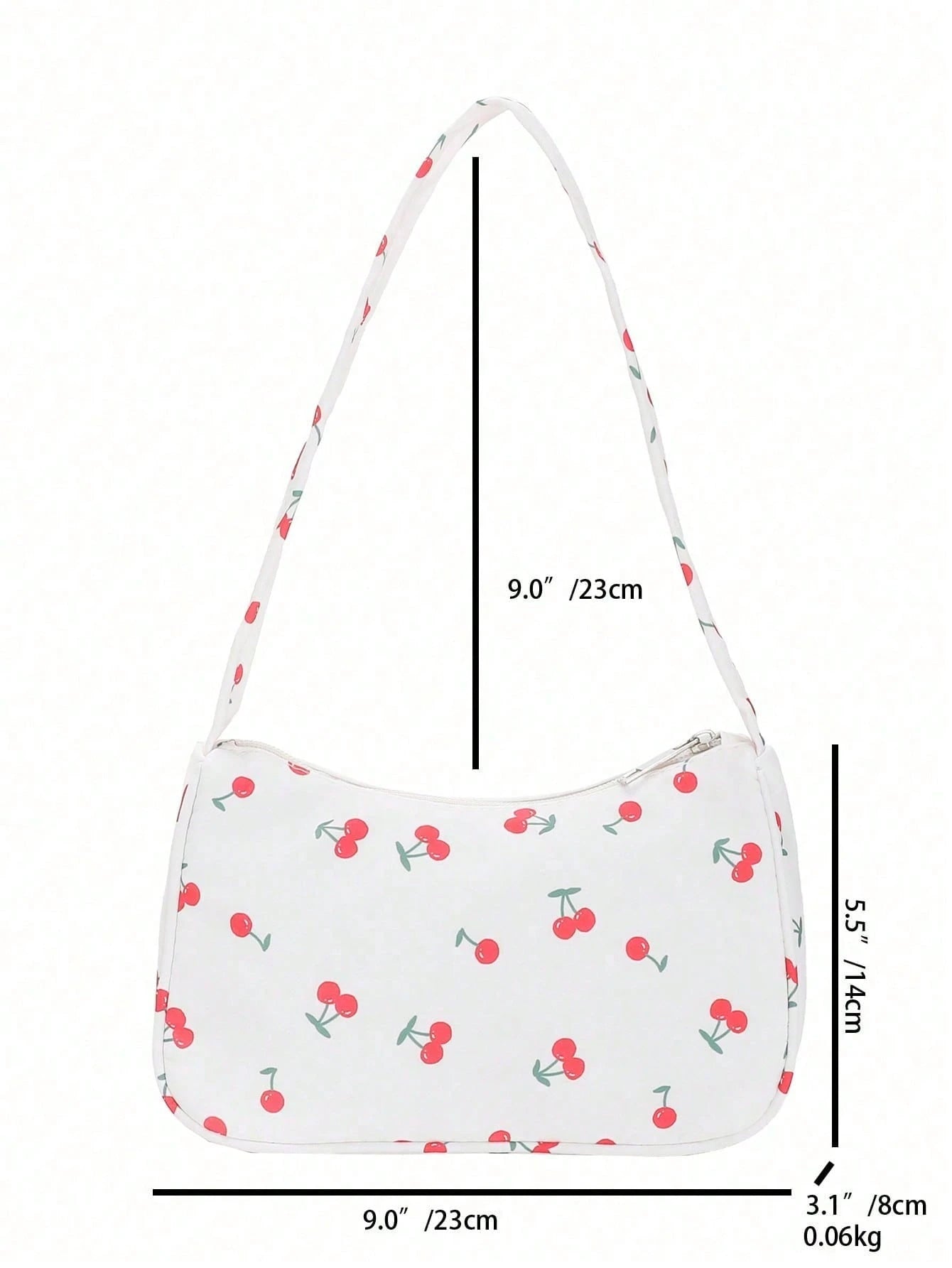 Fashionable New Candy Color Cloud Shaped Shoulder Bag, Cute Underarm Bag, Kawaii