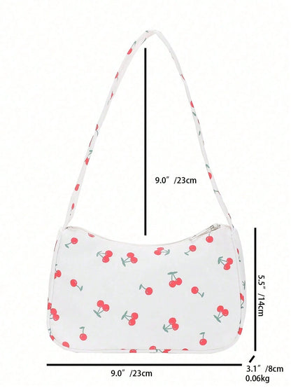 Fashionable New Candy Color Cloud Shaped Shoulder Bag, Cute Underarm Bag, Kawaii