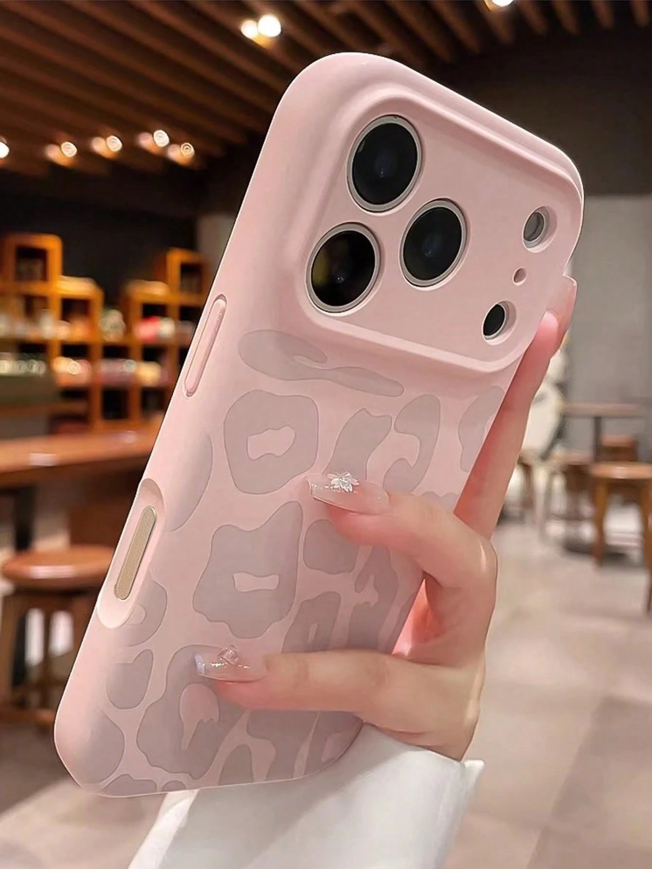 Fashionable Pink Leopard Print Phone Case Compatible With IPhone 17 Pro Max/17 Pro/17/16 Pro Max/16/16 Pro/15/15 Pro Max/15 Pro/11/12/13/14 Pro Max/12 Pro/12 Pro Max/13 Pro/13 Pro Max/14 Pro/14 Pro Ma