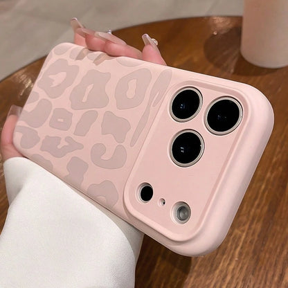 Fashionable Pink Leopard Print Phone Case Compatible With IPhone 17 Pro Max/17 Pro/17/16 Pro Max/16/16 Pro/15/15 Pro Max/15 Pro/11/12/13/14 Pro Max/12 Pro/12 Pro Max/13 Pro/13 Pro Max/14 Pro/14 Pro Ma