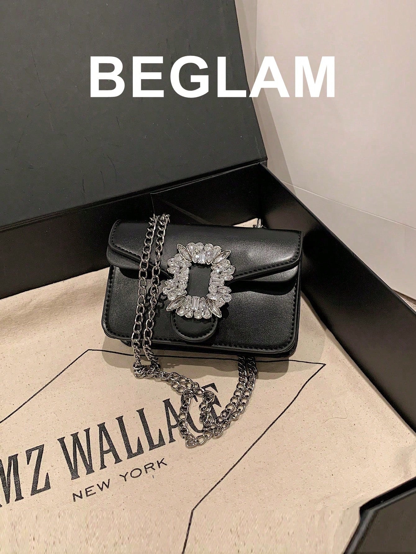 Fashionable Ultra Mini Crocodile Embossed Flap Shoulder Bag, Crossbody Bag, Metal Hardware Decoration, Metal Chain Strap, Suitable For Women Shopping, Dating, Gifts And Daily Use