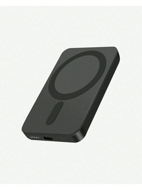 Fast Charging Magnetic Wireless Power Bank With MagSafe Ring Portable Charger, 5000mAh/10000mAh Power Bank For Phone 17/16/15/14/13/12, Battery Pack, Outdoor Travel Use, Graduation Gift, Memorial Day