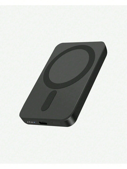Fast Charging Magnetic Wireless Power Bank With MagSafe Ring Portable Charger, 5000mAh/10000mAh Power Bank For Phone 17/16/15/14/13/12, Battery Pack, Outdoor Travel Use, Graduation Gift, Memorial Day