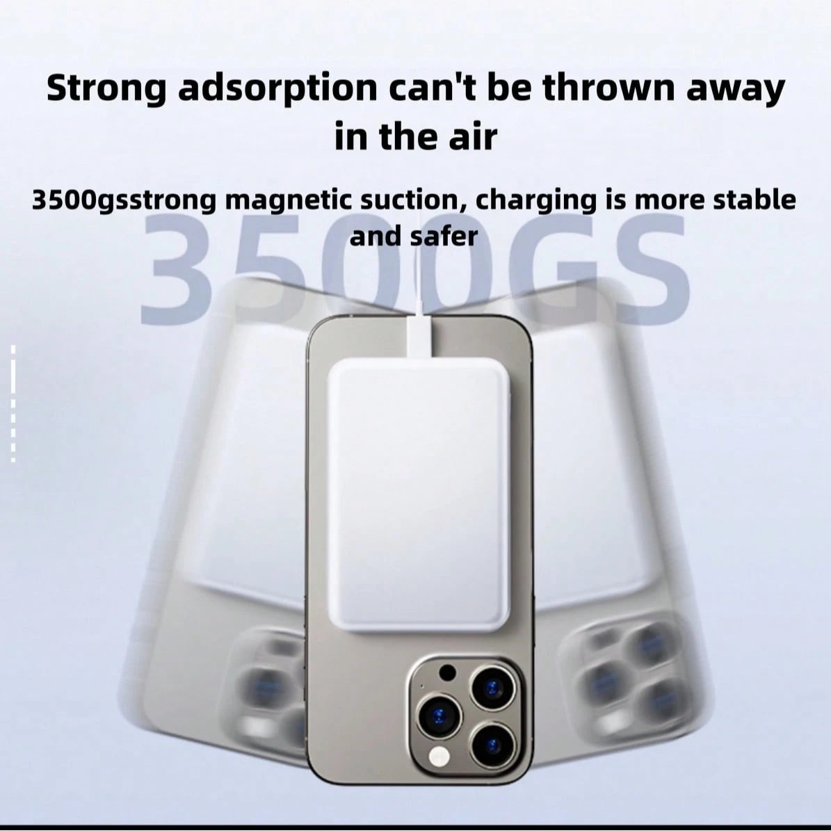 Fast Charging Magnetic Wireless Power Bank With MagSafe Ring Portable Charger, 5000mAh/10000mAh Power Bank For Phone 17/16/15/14/13/12, Battery Pack, Outdoor Travel Use, Graduation Gift, Memorial Day