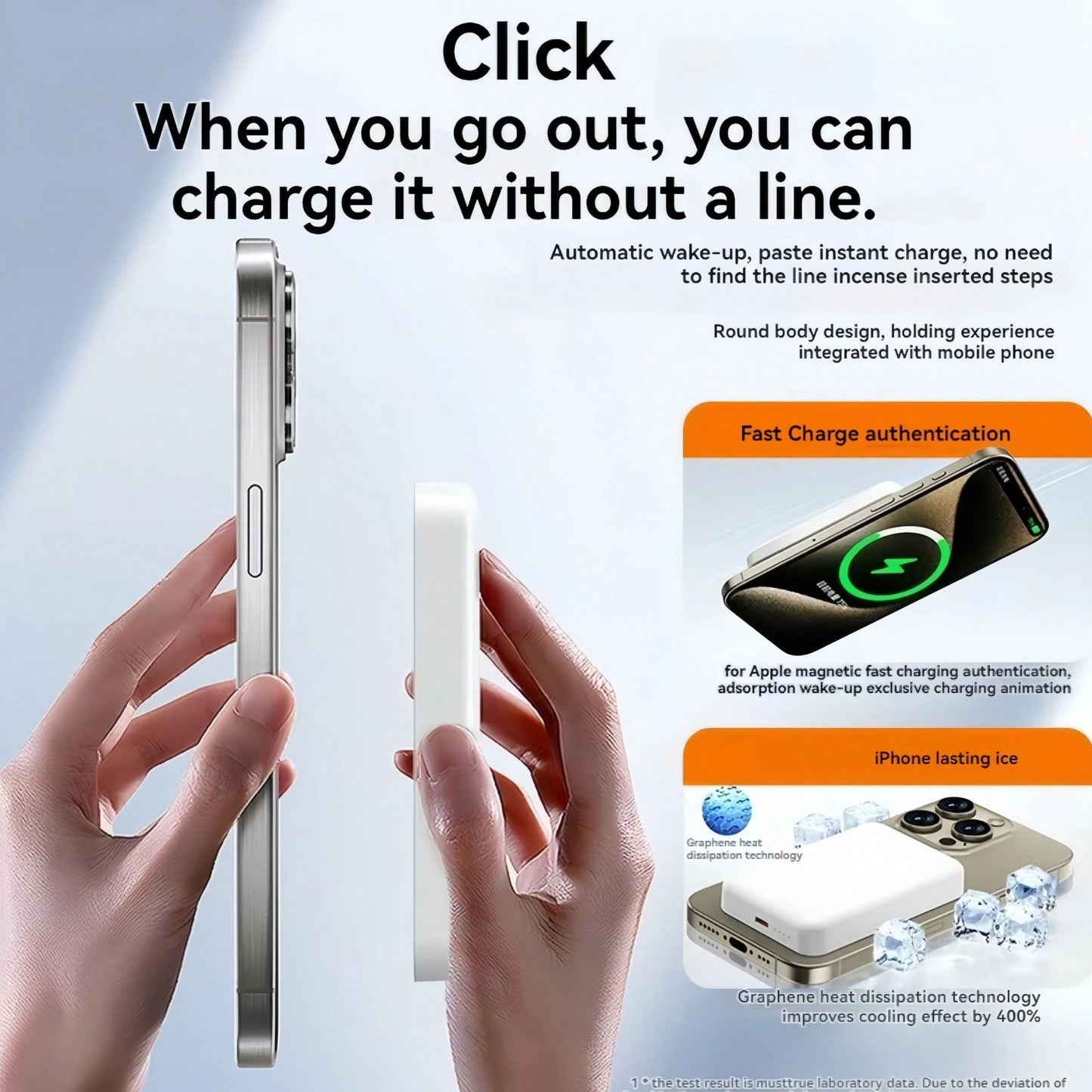 Fast Charging Magnetic Wireless Power Bank With MagSafe Ring Portable Charger, 5000mAh/10000mAh Power Bank For Phone 17/16/15/14/13/12, Battery Pack, Outdoor Travel Use, Graduation Gift, Memorial Day