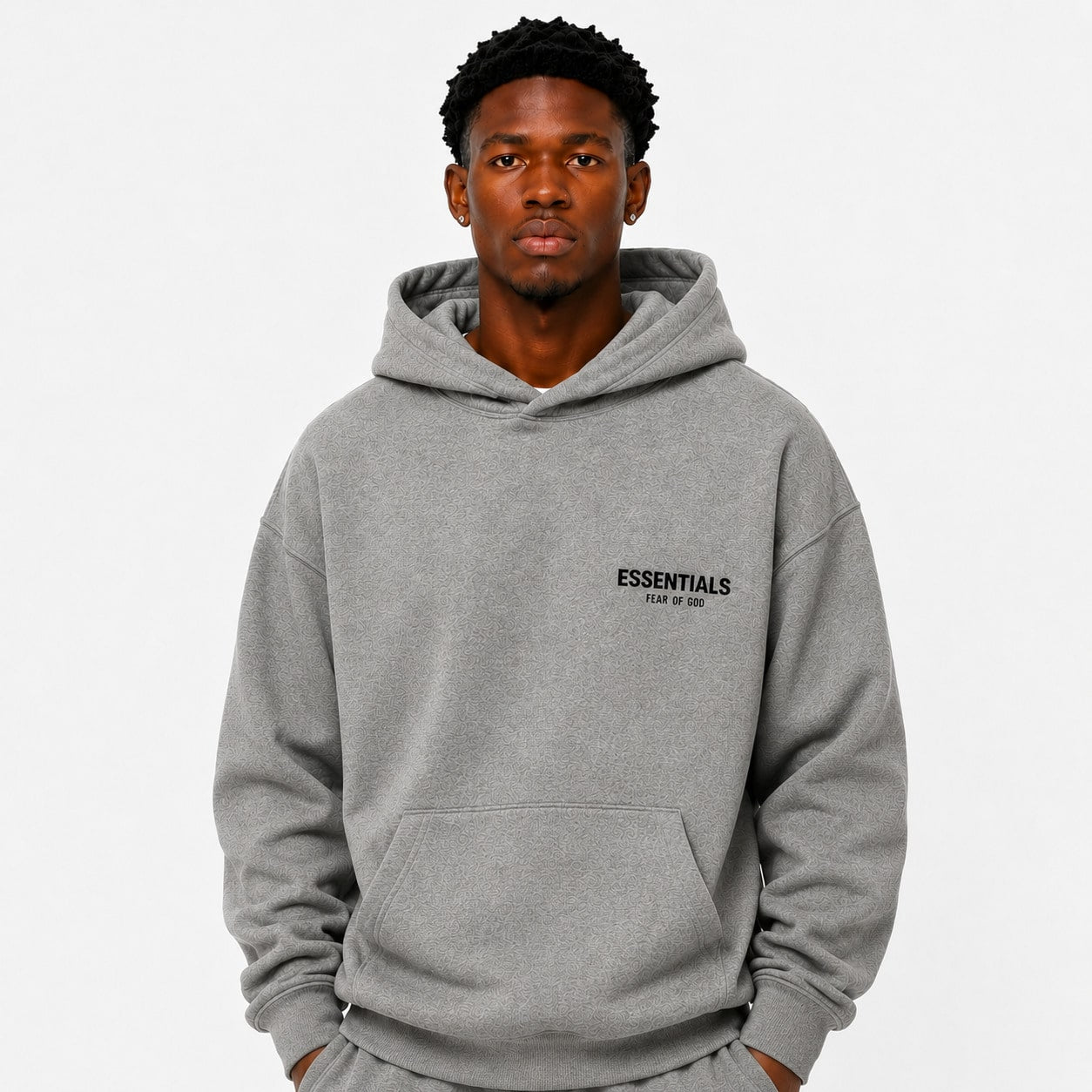 Fear Of God Essentials Pullover Hoodie Dark Oatmeal (SS22) Unisex
