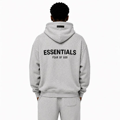 Fear Of God Essentials Pullover Hoodie Dark Oatmeal (SS22) Unisex