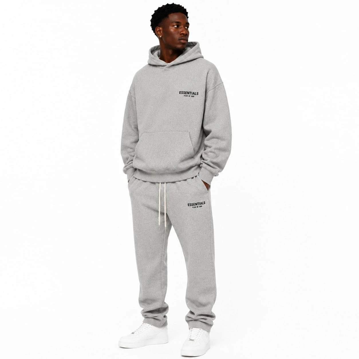 Fear Of God Essentials Pullover Hoodie Dark Oatmeal (SS22) Unisex