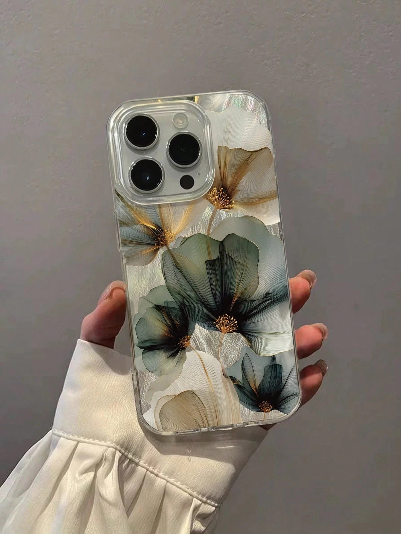 Feather Chiffon E Series Colorful Painted Shockproof Phone Case, Compatible With 17 Pro Max 17 Pro 17 Air 16 15 14 13 12 11 Pro Max XR XS, S24 S23 A04 A05 A14 A12 A15 A33 A53 A32 A35 A34, Durable Prot