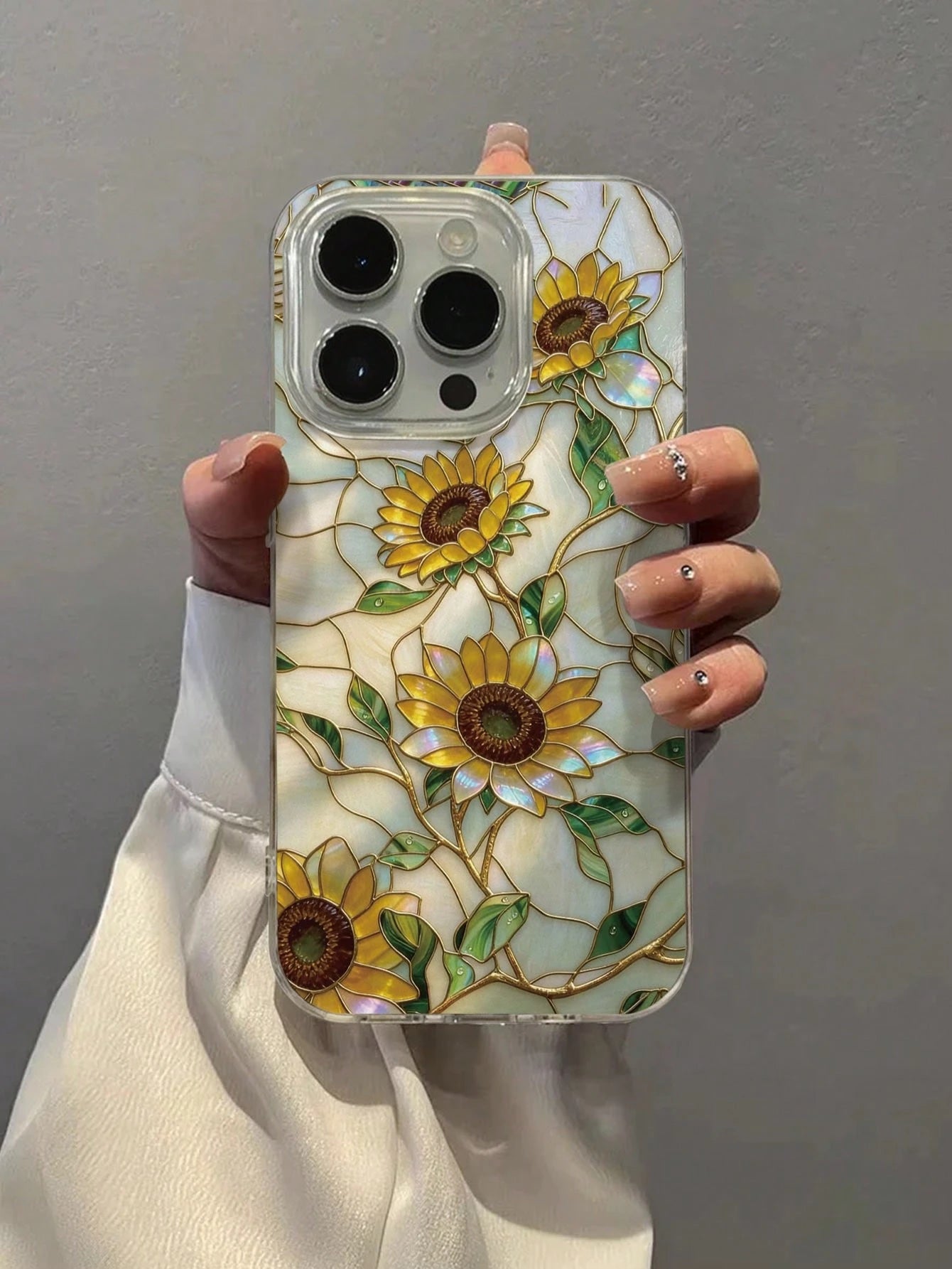 Feather Chiffon E Series Colorful Painted Shockproof Phone Case, Compatible With 17 Pro Max 17 Pro 17 Air 16 15 14 13 12 11 Pro Max XR XS, S24 S23 A04 A05 A14 A12 A15 A33 A53 A32 A35 A34, Durable Prot