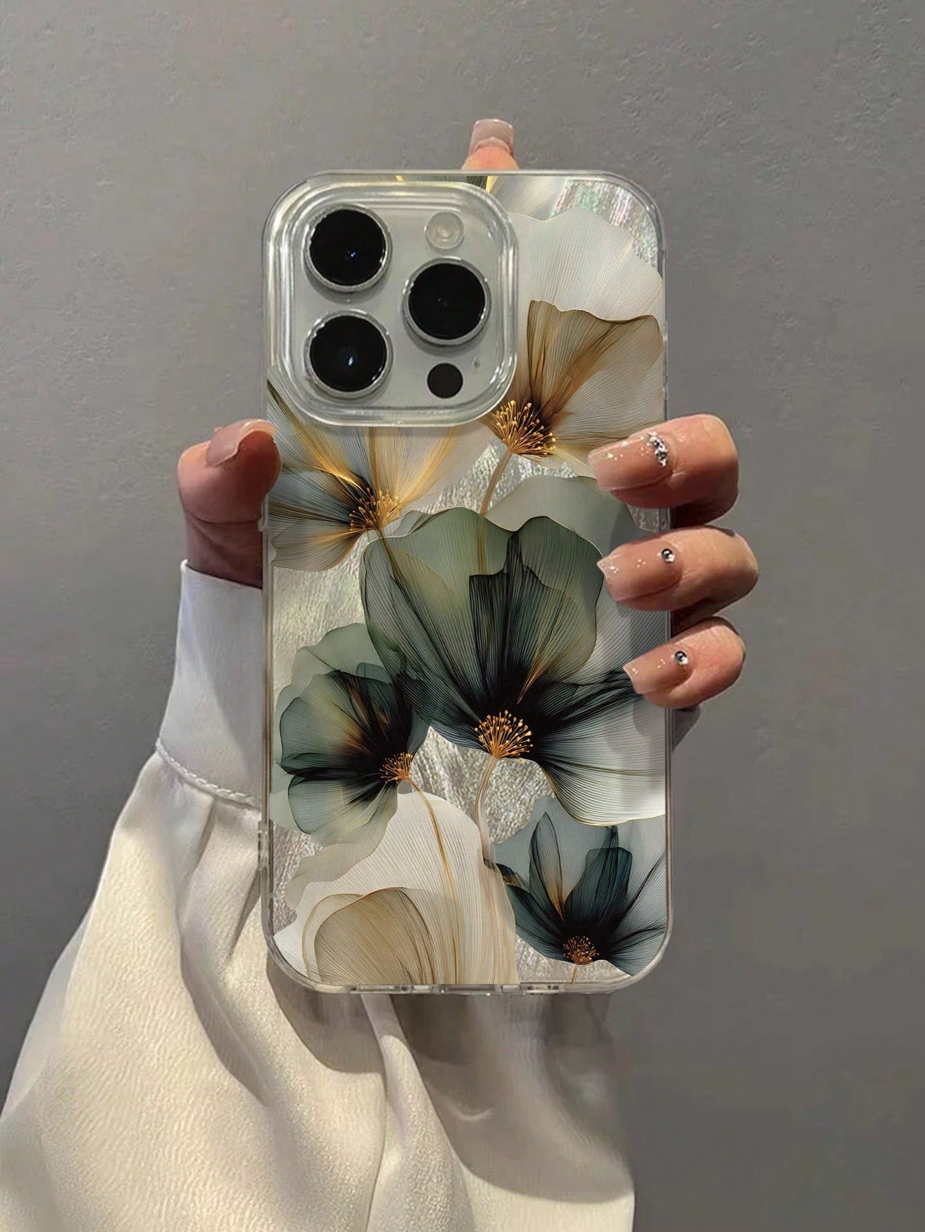 Feather Chiffon E Series Colorful Painted Shockproof Phone Case, Compatible With 17 Pro Max 17 Pro 17 Air 16 15 14 13 12 11 Pro Max XR XS, S24 S23 A04 A05 A14 A12 A15 A33 A53 A32 A35 A34, Durable Prot