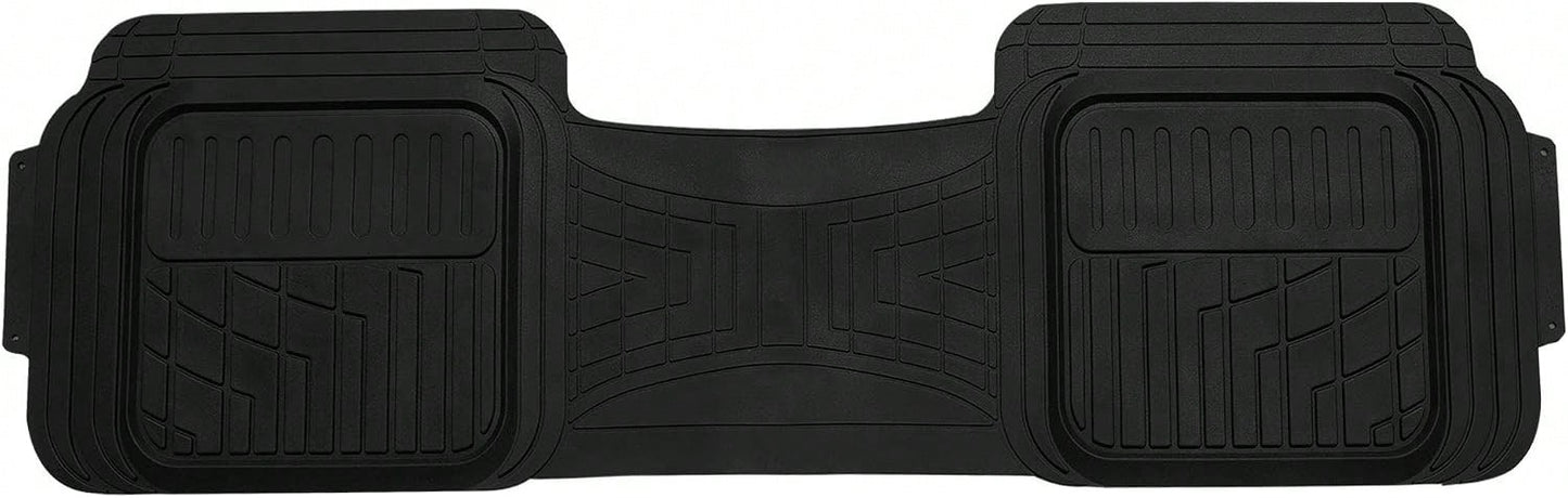 FH Group Car Floor Mats- Heavy-Duty Rubber Floor Mats For Cars, Universal Fit Full Set, Trimmable Automotive Floor Mats, Climaproof Floor Mats For