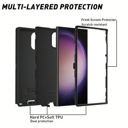 FOGEEK Shockproof Military Grade Shockproof Military-Grade Anti-Fall Shockproof Heavy Duty Protective Case (3-In-1) [Shock-Proof] [Anti-Fall] [Anti-Slip] Multilayer Protection Phone Case Waterproof Sc