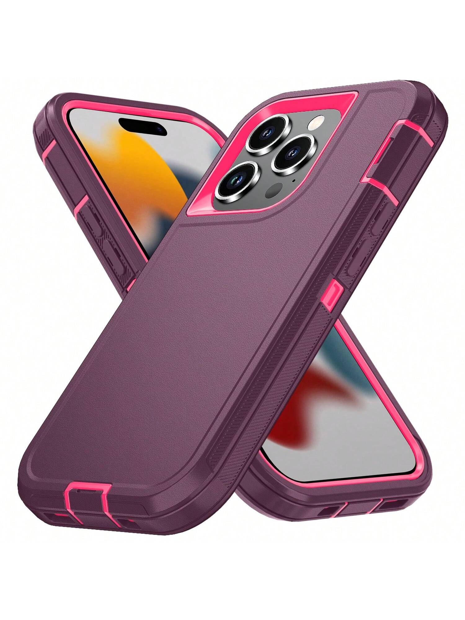 FOGEEK Shockproof Military Grade Shockproof Military-Grade Anti-Fall Shockproof Heavy Duty Protective Case (3-In-1) [Shock-Proof] [Anti-Fall] [Anti-Slip] Multilayer Protection Phone Case Waterproof Sc