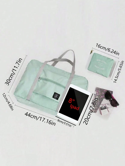 Foldable Large Capacity Travel Organizer Bag, Unisex Waterproof Packing Cubes, Luggage Bag, Overnight Bag, Carry-On Bag, Gym Bag, Work Bag, School Supplies, Weekend Travel Bag, Holiday Outdoor Bag, Bu